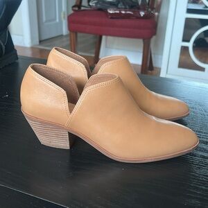 Madewell Camel Leather Loafers